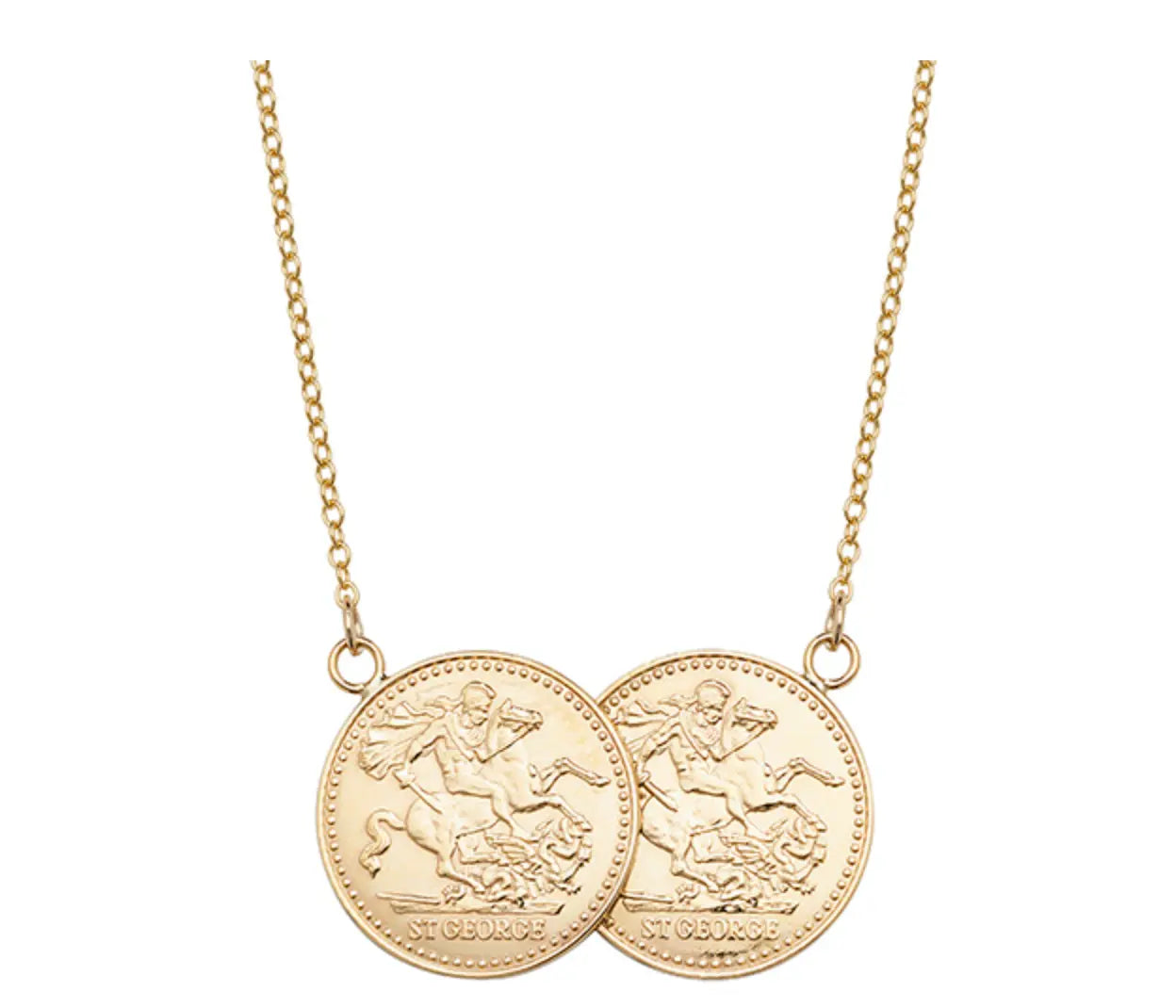 Gold sovereign deals necklace sale